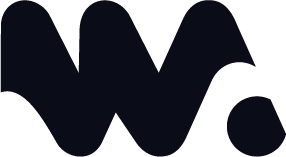 We Are Presence monogram logo in black